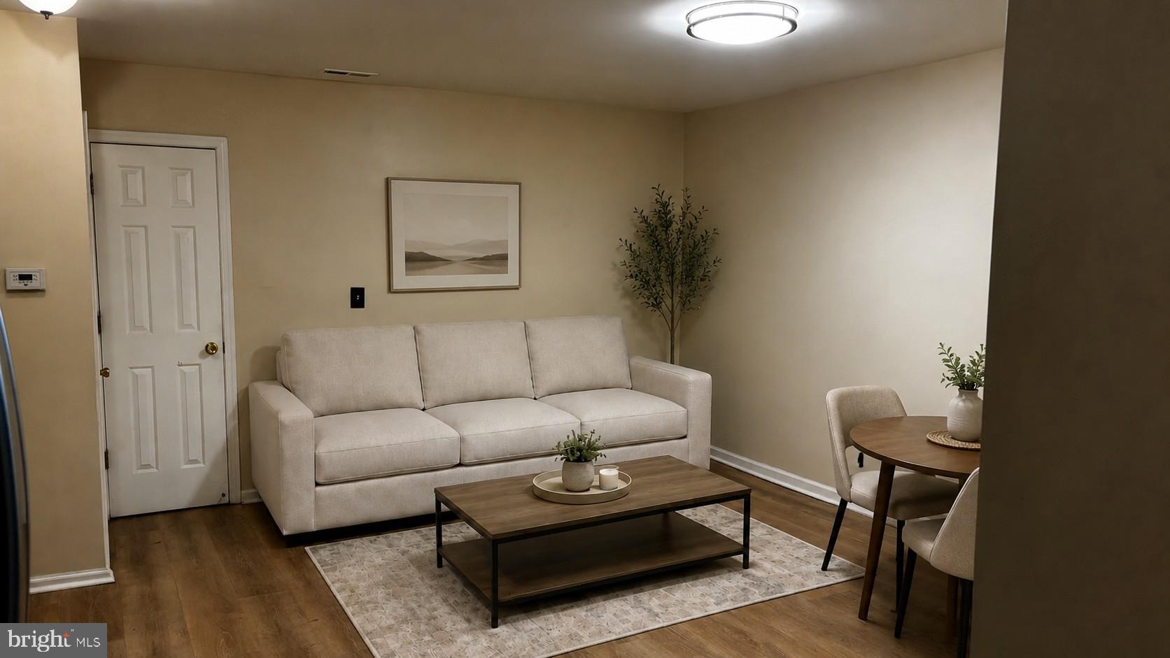 1240 18th Street Northeast, Unit 2 Washington, DC 20002 - Photo 5 of 11 a living room with furniture and a potted plant