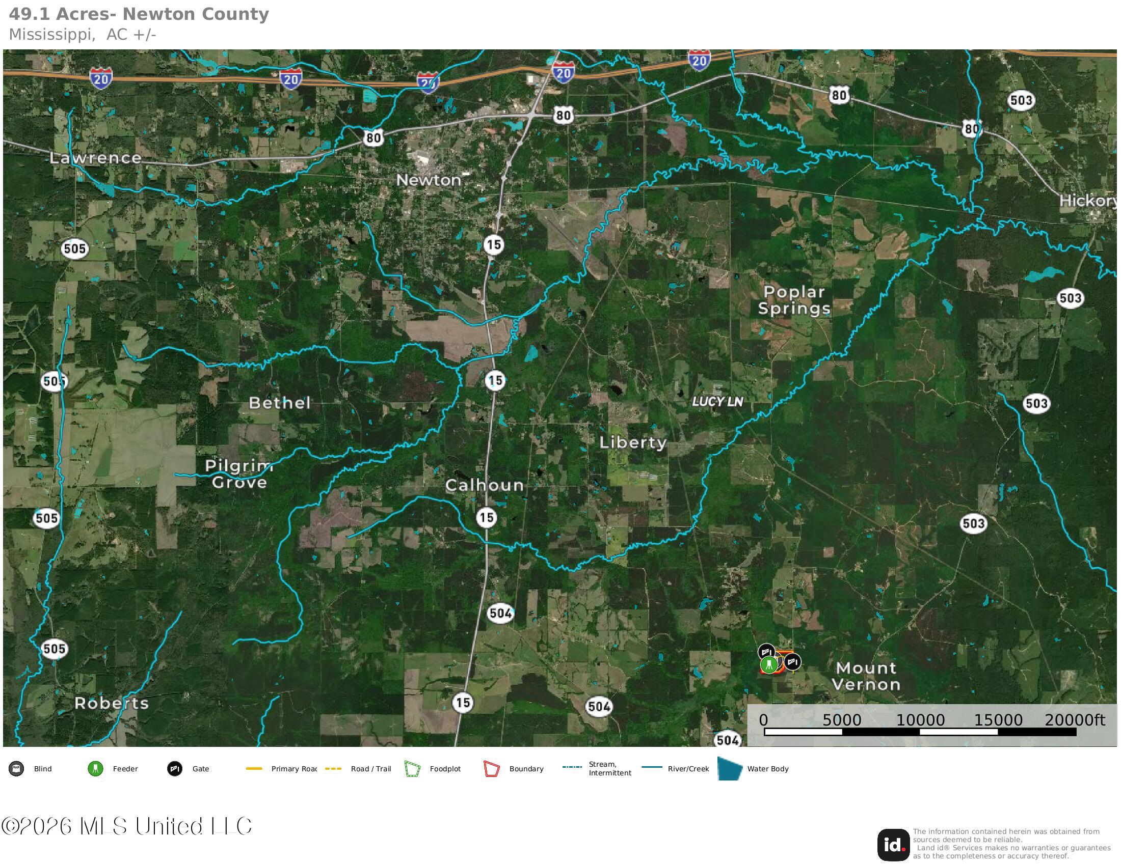 Liberty Church Road Newton, MS 39345 - Photo 47 of 49 locator1