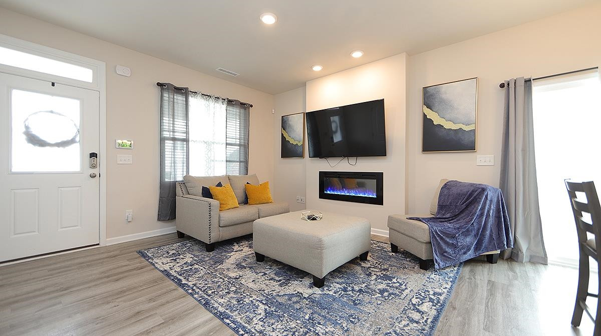 3705 Putman Road Raleigh, NC 27610 - Photo 2 of 19 Open Concept --with a view of the Fireplace. Family Room