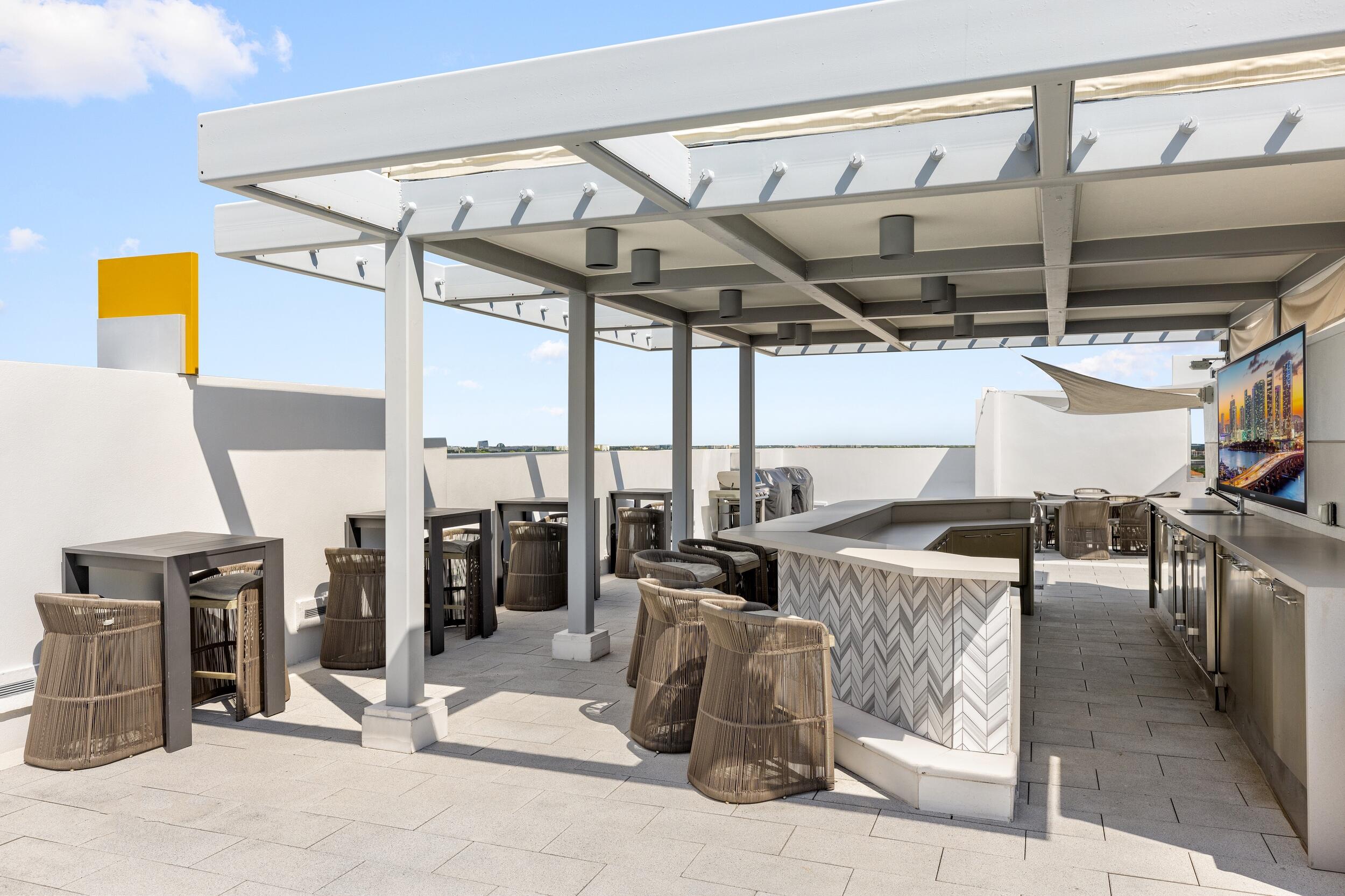 155 East Boca Raton Road, Unit 715 Boca Raton, FL 33432 - Photo 44 of 54 Roof Deck Bar