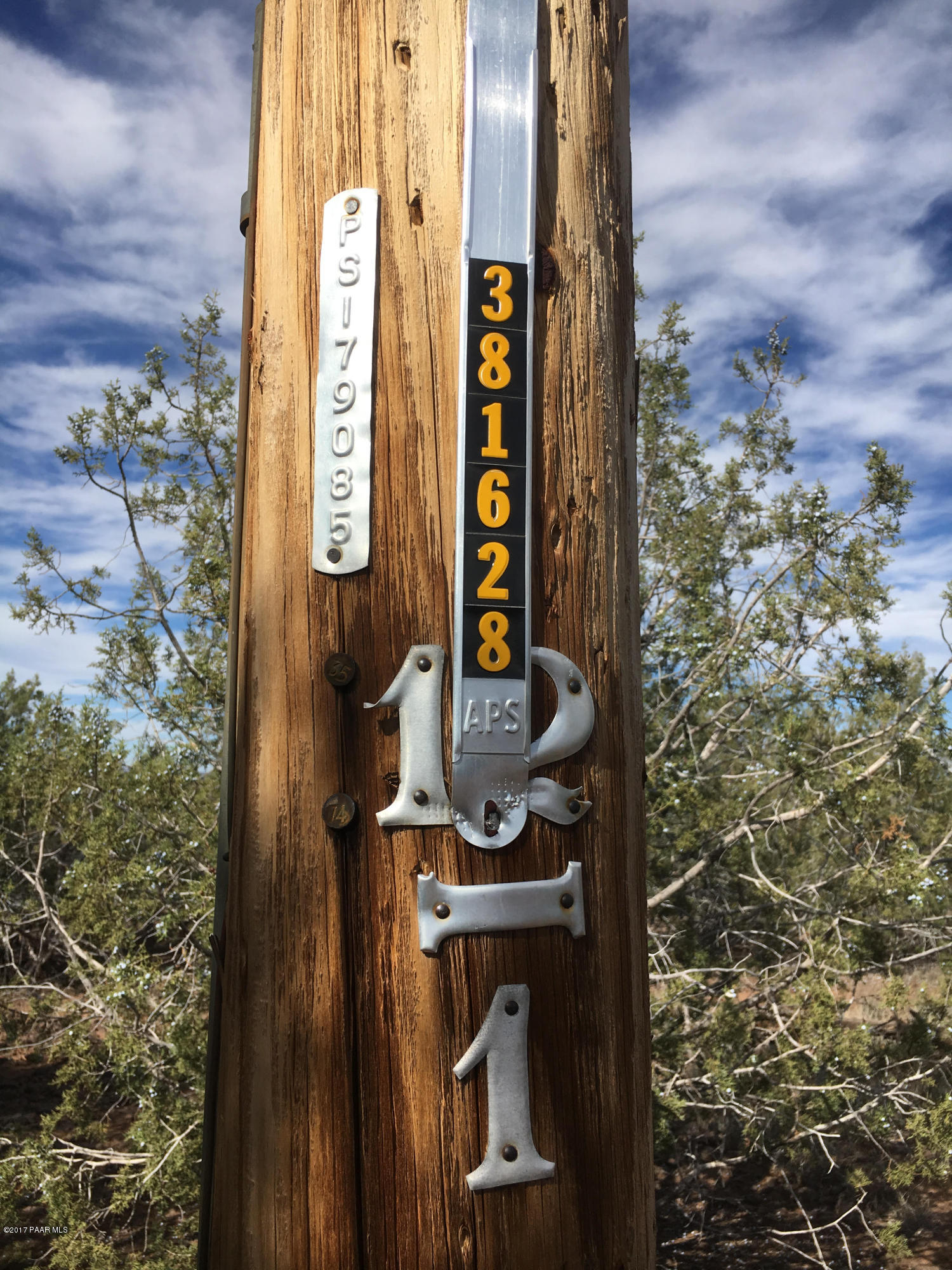 3808 North Hillside Road Williams, AZ 86046 - Photo 12 of 12 APS Power at lot