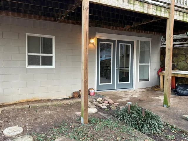 a front view of a house with a porch