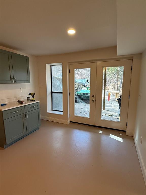 456 Poverty Road, Unit B Murrayville, GA 30564 - Photo 17 of 21 a view of a kitchen with a sink dishwasher and a fireplace