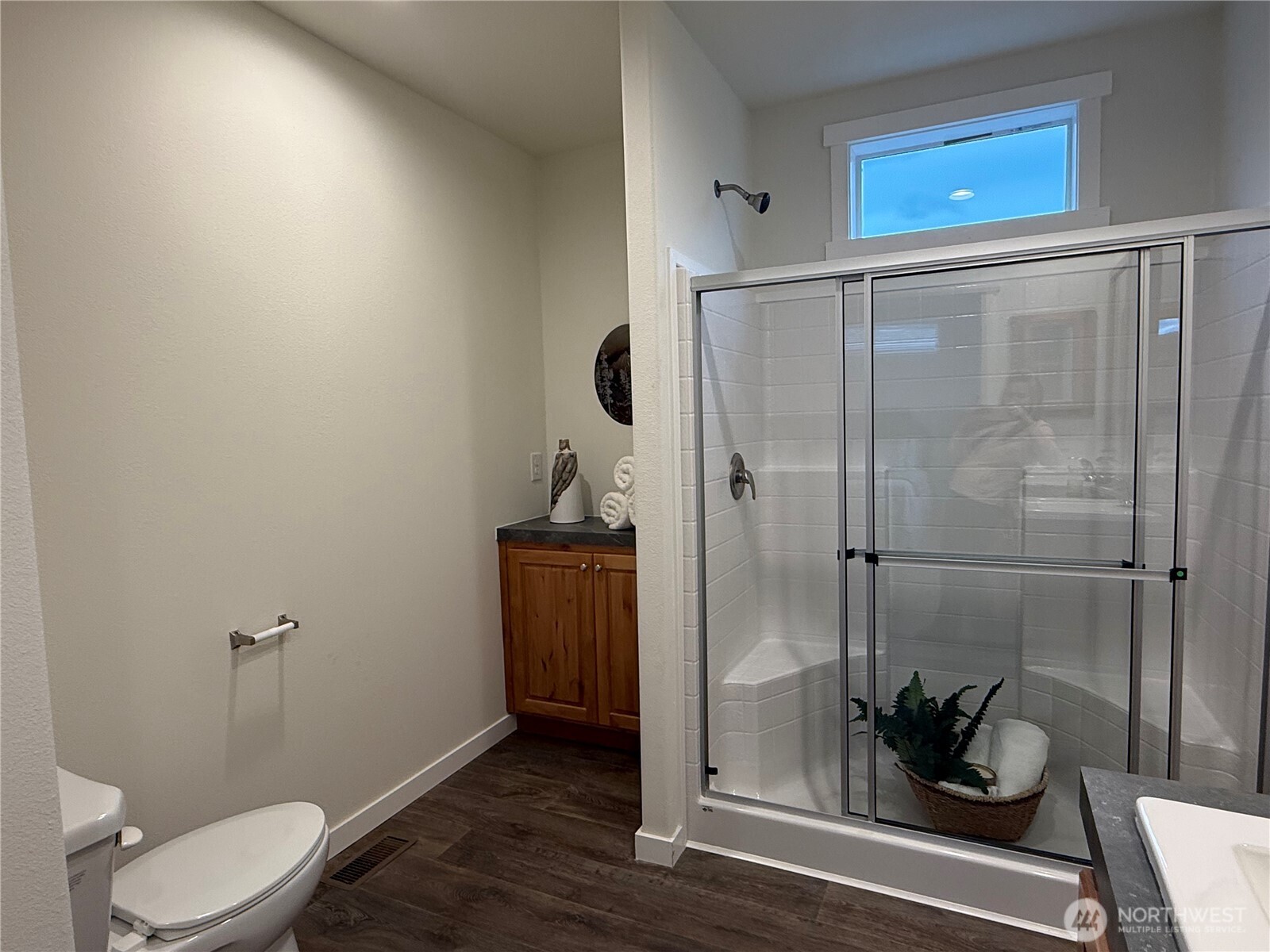 Undisclosed Address Sequim, WA 98382 - Photo 7 of 11 a bathroom with a toilet and a shower