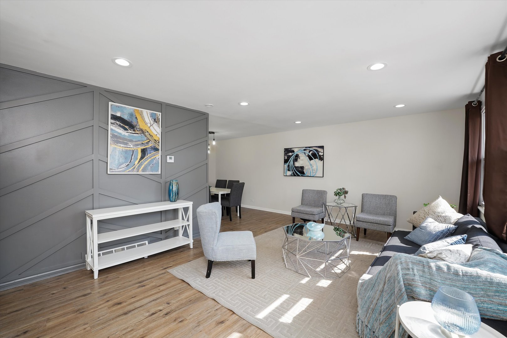 3508 Maple Lane Hazel Crest, IL 60429 - Photo 5 of 34 a living room with furniture and wooden floor