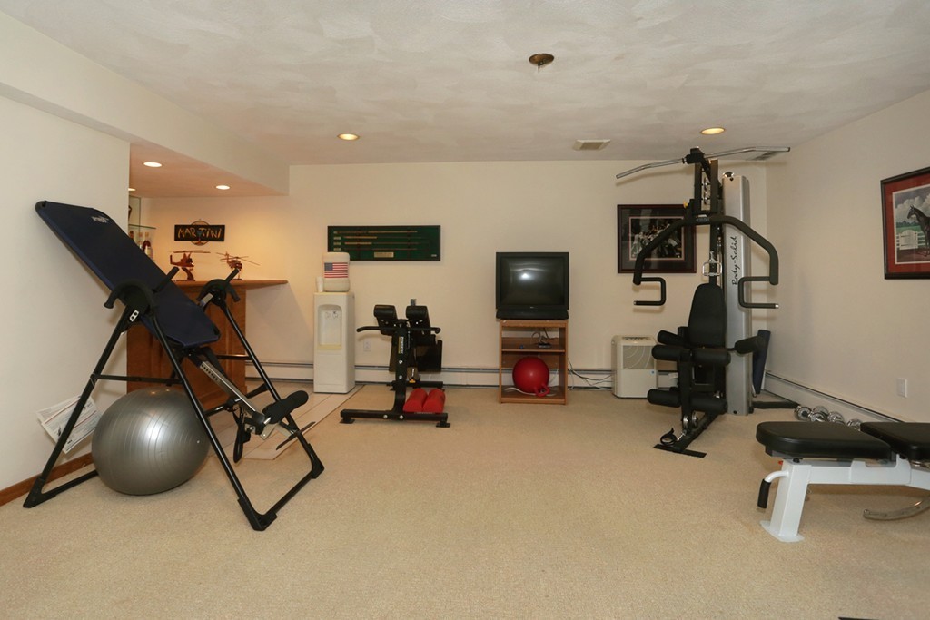 63 Porter Road Boxford, MA 01921 - Photo 27 of 30 a view of a room with gym equipment