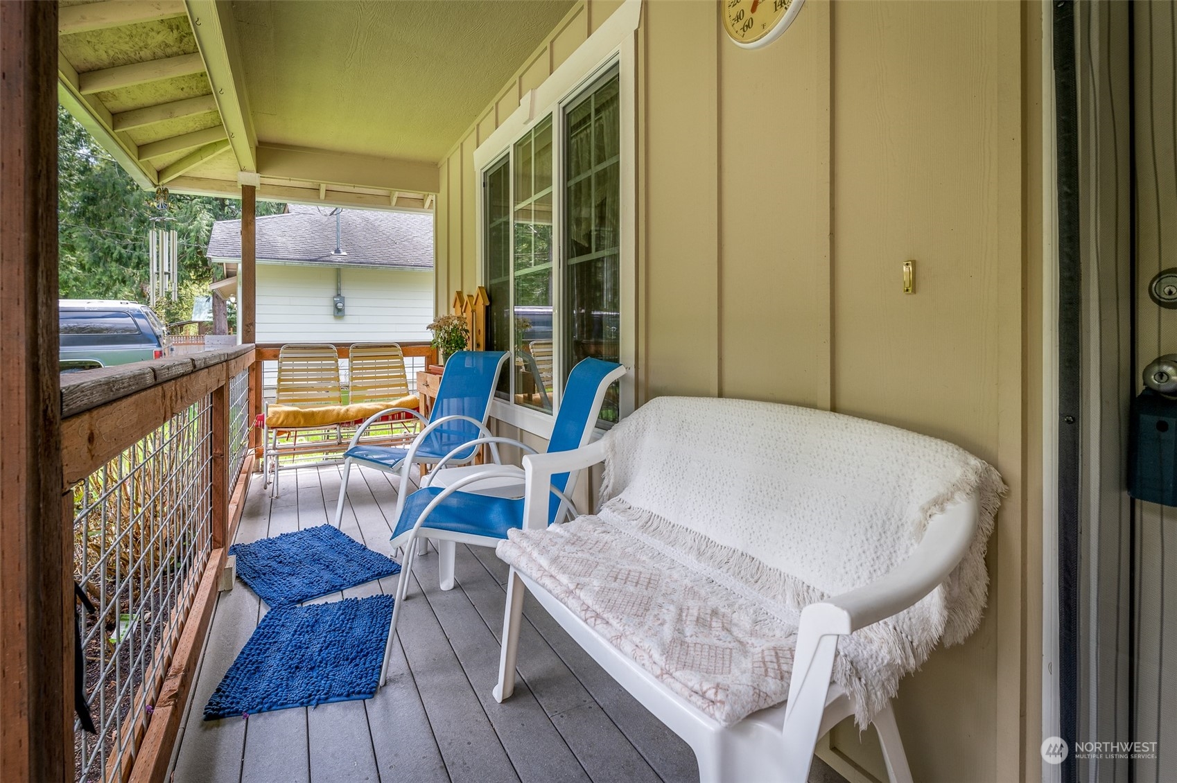 7863 Santa Fe Trail Maple Falls, WA 98266 - Photo 21 of 30 a view of balcony with furniture and wooden deck