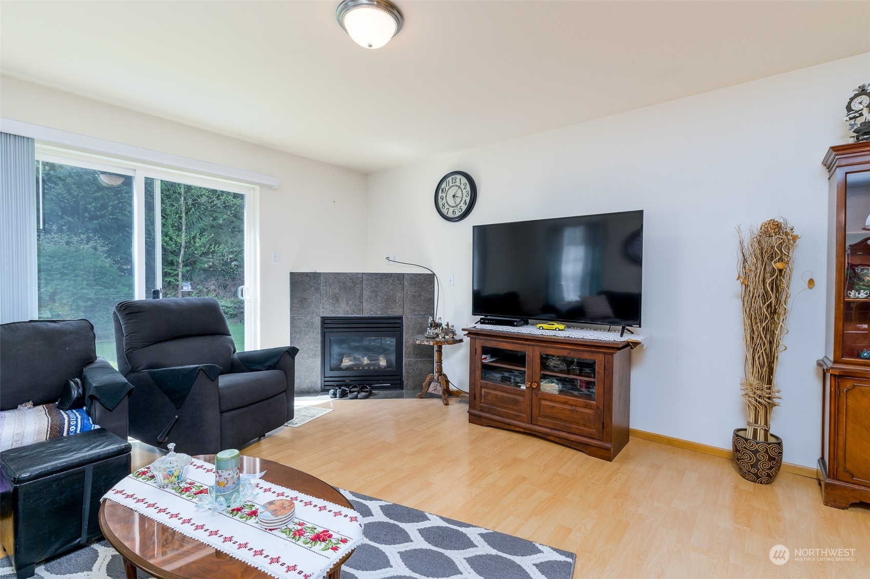7863 Santa Fe Trail Maple Falls, WA 98266 - Photo 9 of 30 a living room with furniture and a flat screen tv