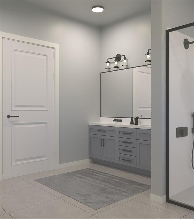 484 Lessie Circle Kennedale, TX 76060 - Photo 13 of 18 a bathroom with a sink and mirror