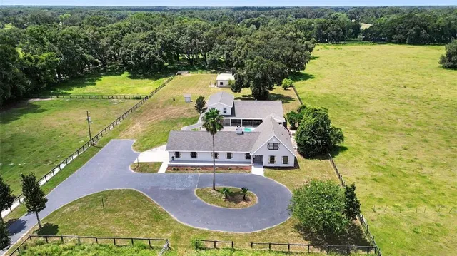 a view of a house with pool