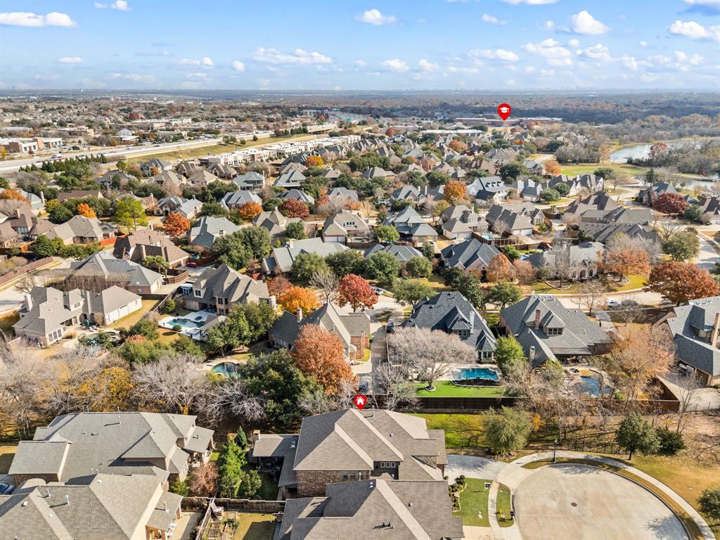 448 Rock Springs Road Coppell, TX 75019 - Photo 31 of 40 an aerial view of multiple house