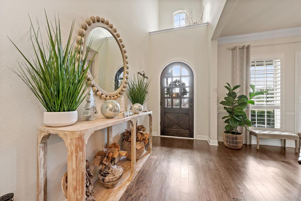 448 Rock Springs Road Coppell, TX 75019 - Photo 7 of 40 a view of an entryway with wooden floor