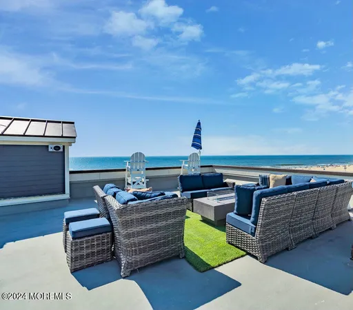 a view of an ocean and beach