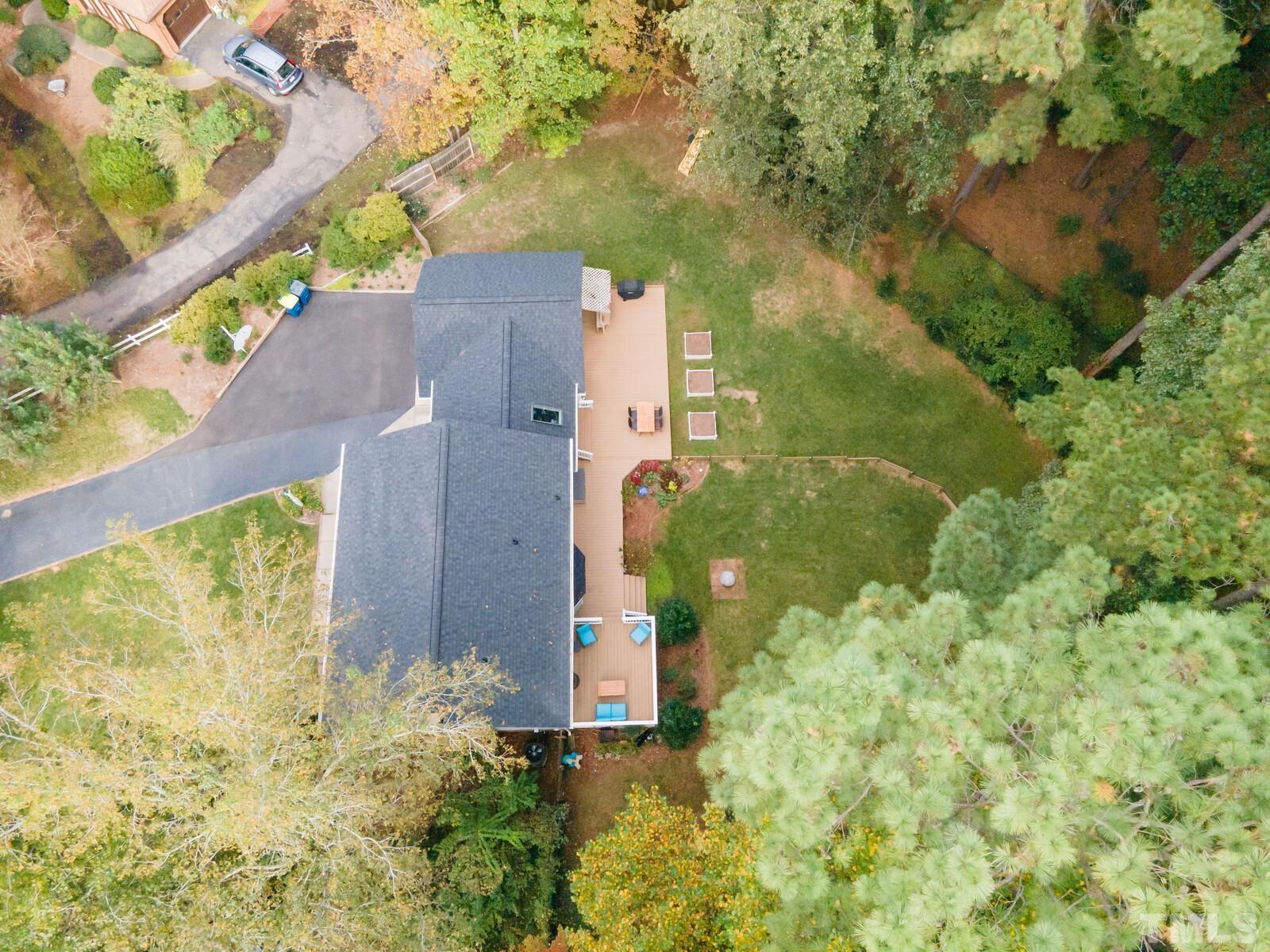 8312 Heel Stone Court Raleigh, NC 27613 - Photo 29 of 30 an aerial view of a house with a yard