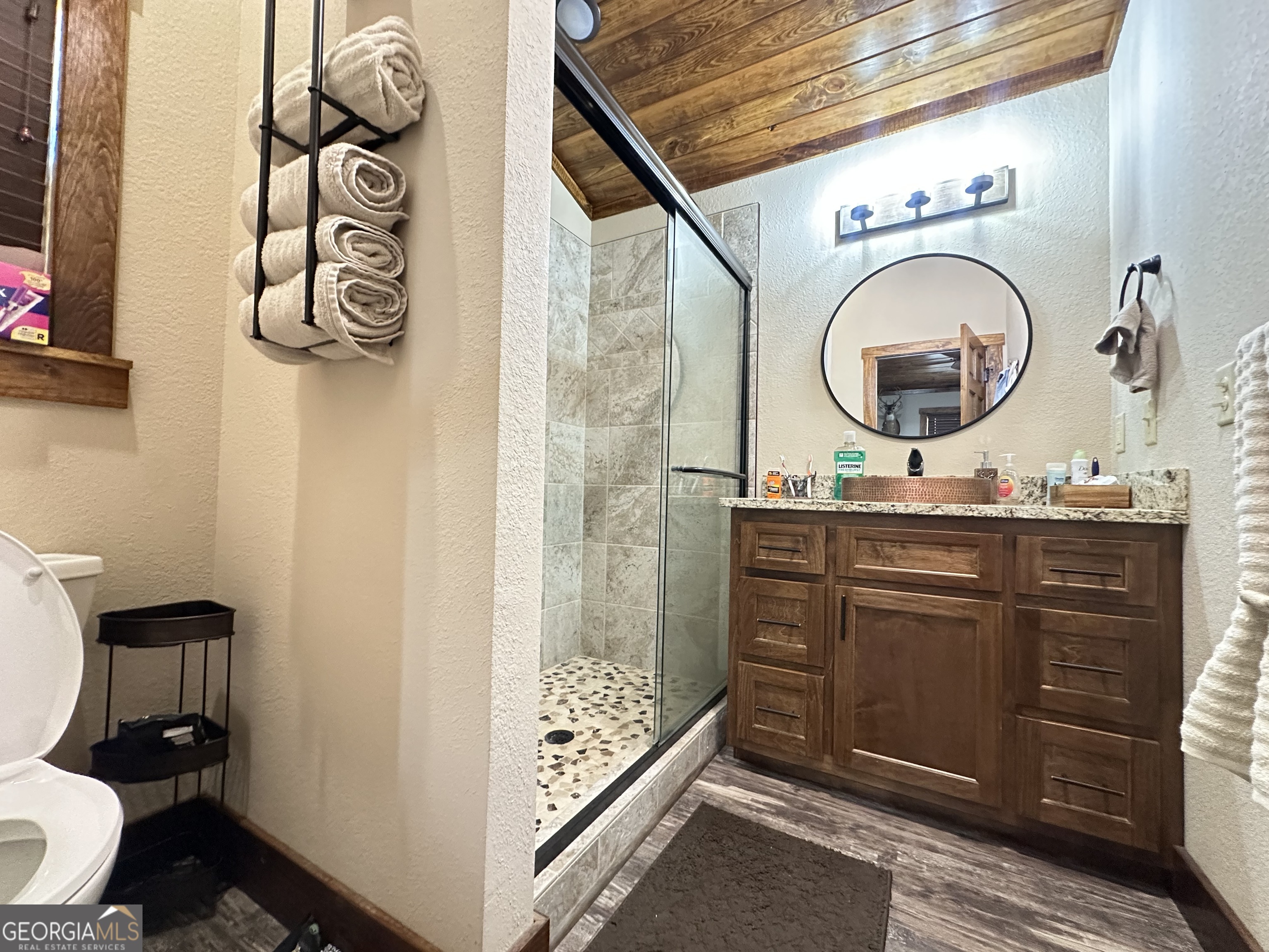 68 Sand Rdg Road Rhine, GA 31077 - Photo 27 of 54 a bathroom with a toilet a sink and a mirror