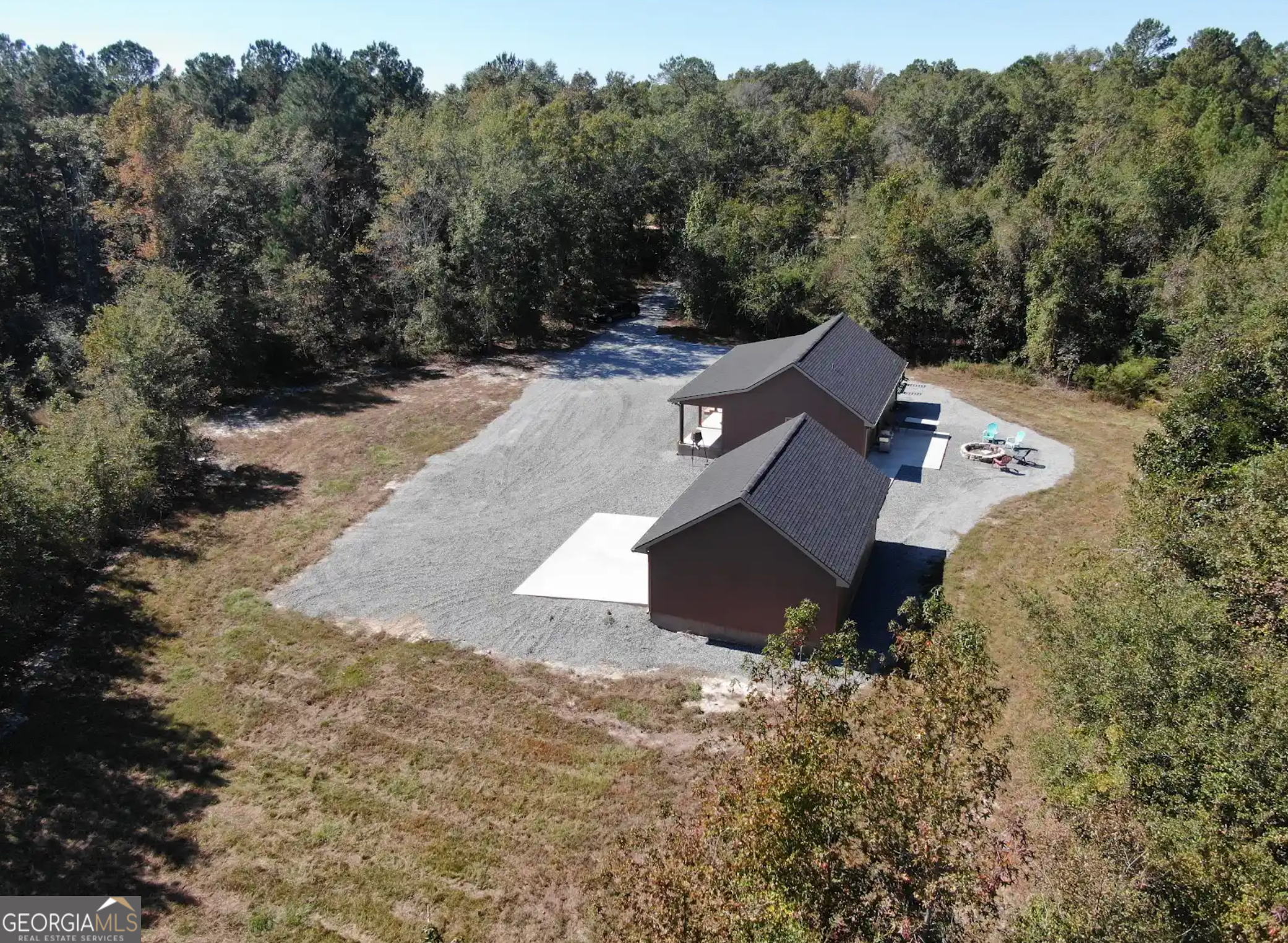 68 Sand Rdg Road Rhine, GA 31077 - Photo 34 of 54 an aerial view of a house with a yard