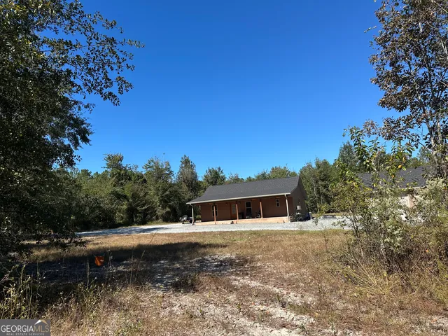 a view of a bunch of trees and bushes