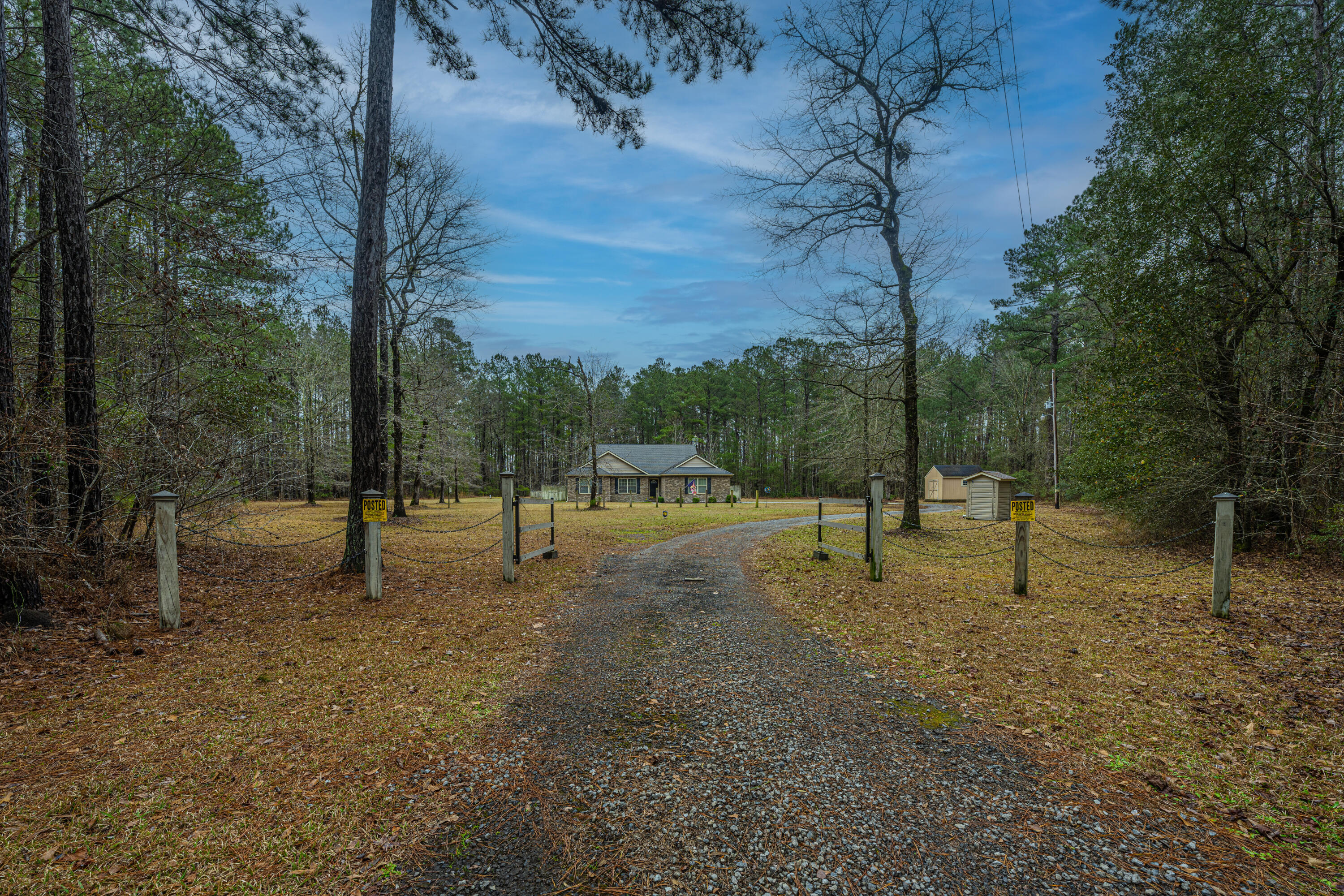 1150 Adams Road Cottageville, SC 29435 - Photo 35 of 71 Gated Driveway