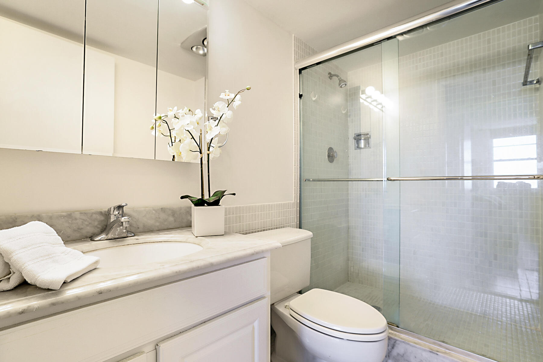 2121 North Ocean Boulevard, Unit 1506W Boca Raton, FL 33431 - Photo 23 of 58 Guest bathroom