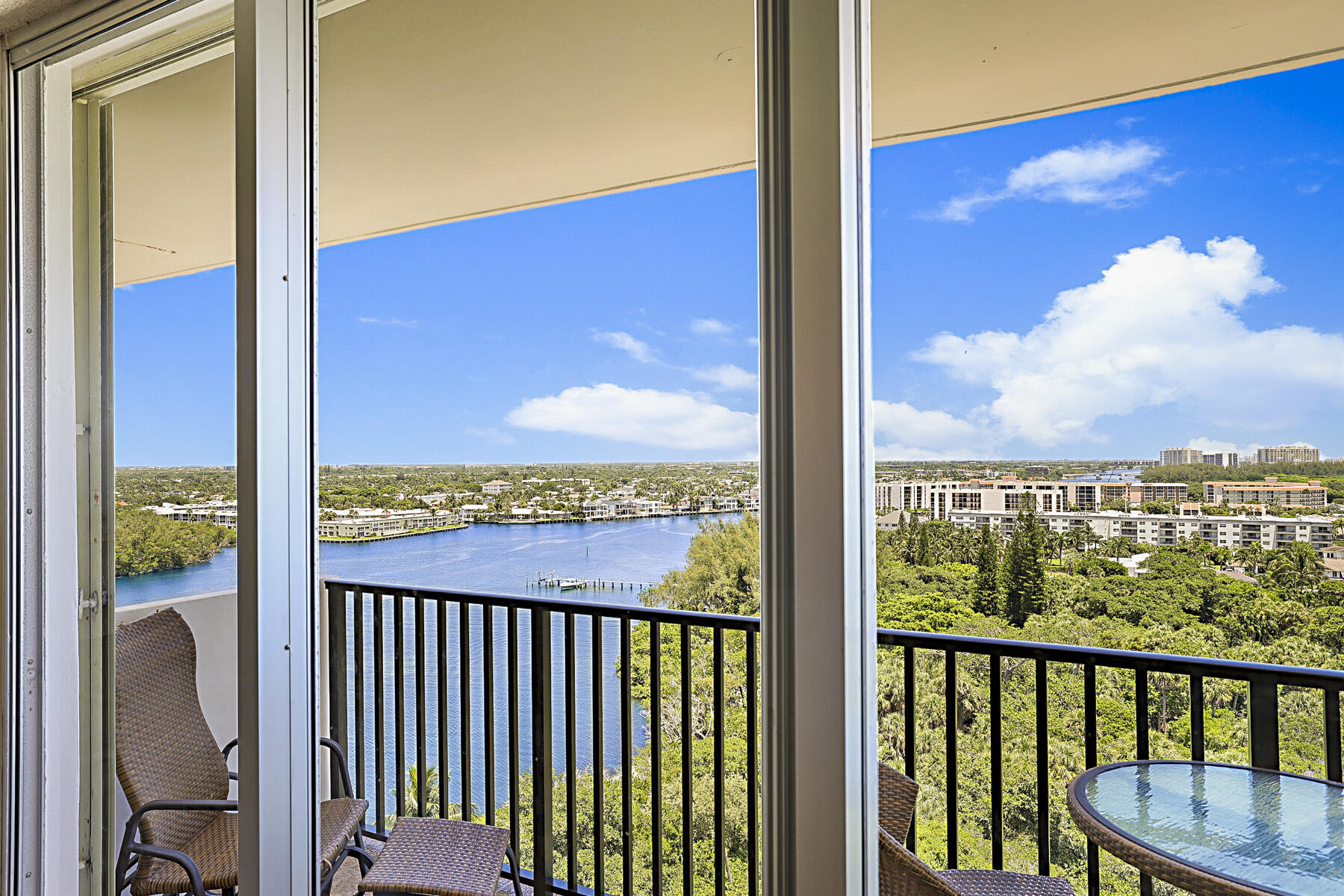 2121 North Ocean Boulevard, Unit 1506W Boca Raton, FL 33431 - Photo 8 of 58 Views from living room