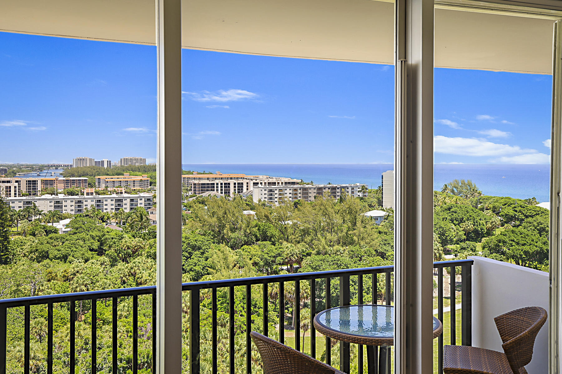 2121 North Ocean Boulevard, Unit 1506W Boca Raton, FL 33431 - Photo 9 of 58 Views from living room