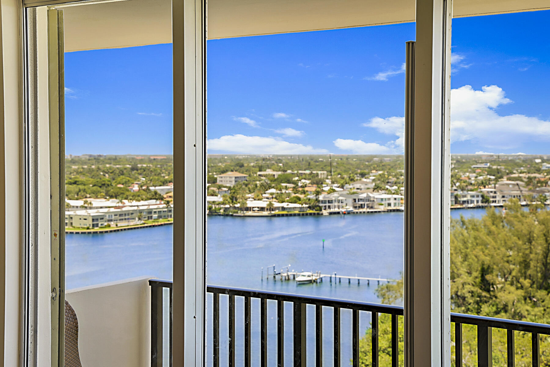 2121 North Ocean Boulevard, Unit 1506W Boca Raton, FL 33431 - Photo 10 of 58 Views from living room