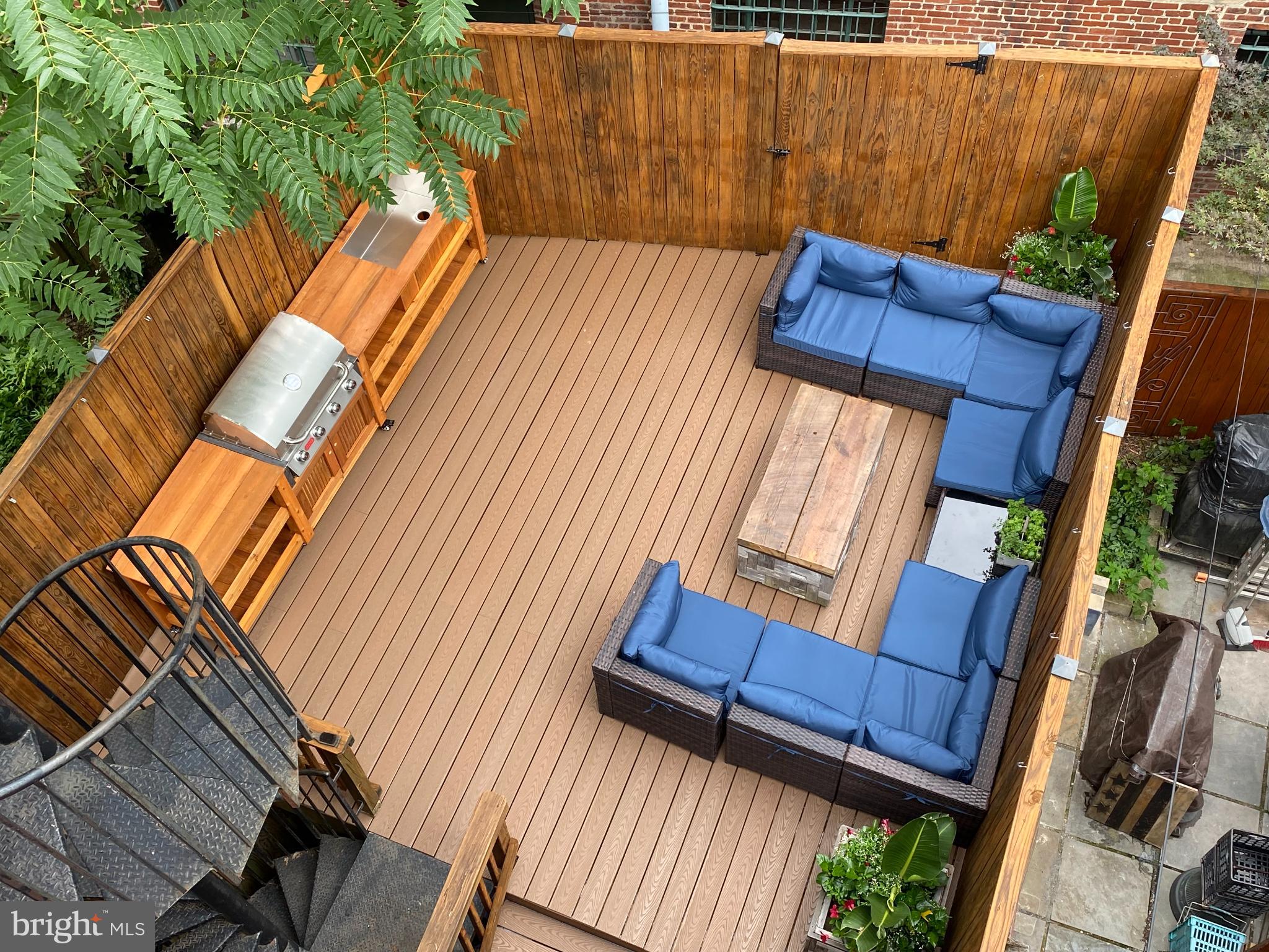 1316 Florida Avenue Northwest Washington, DC 20009 - Photo 41 of 43 a view of deck with patio