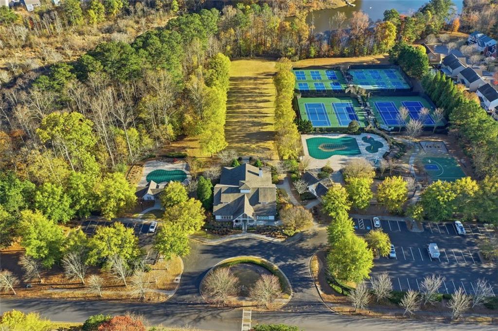 503 White Oak Path Canton, GA 30115 - Photo 46 of 47 a front view of a house with a yard