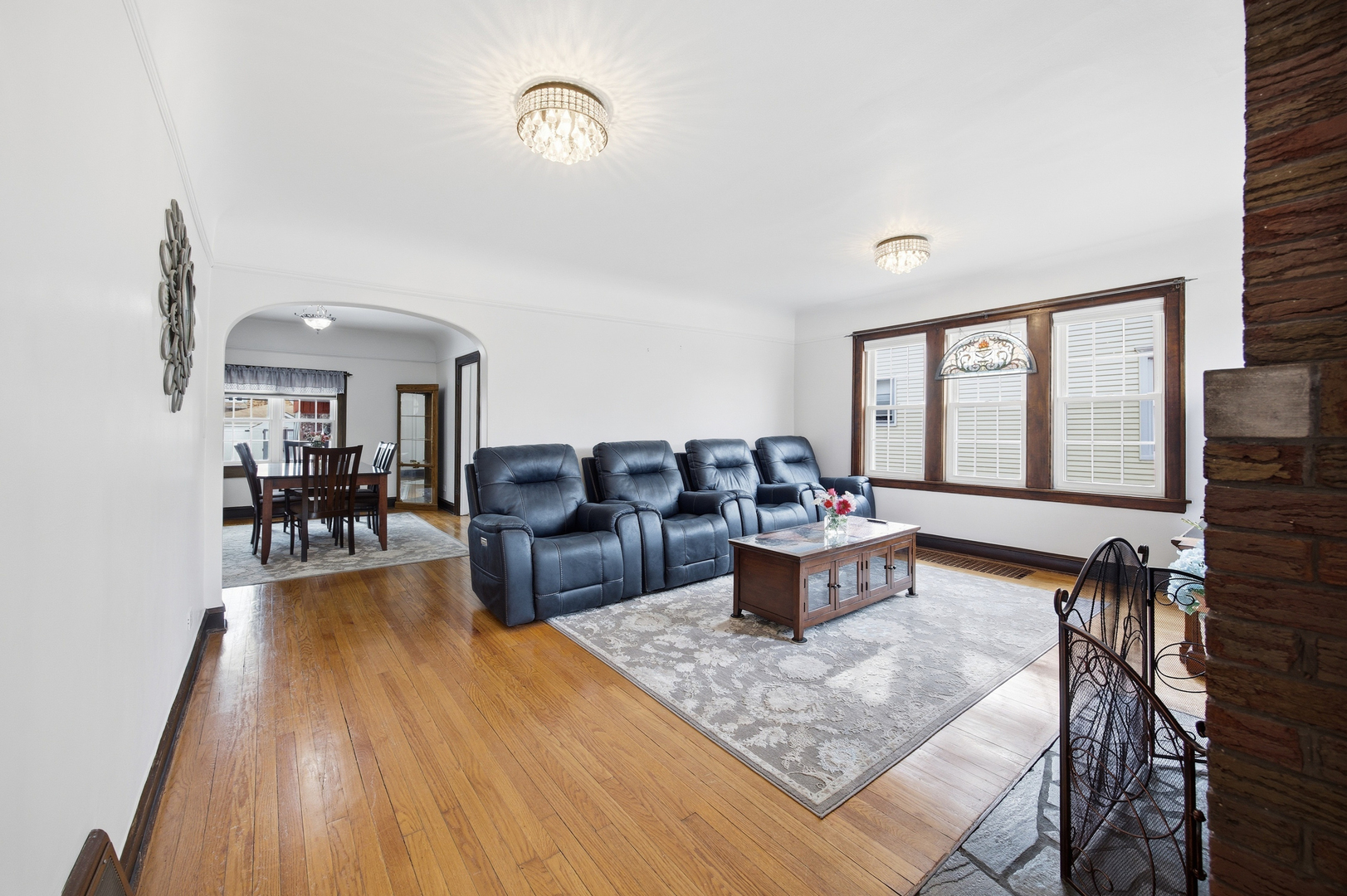 2557 Oak Street River Grove, IL 60171 - Photo 2 of 42 a living room with furniture and a large window