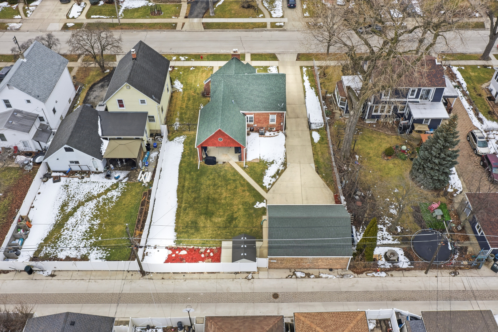 2557 Oak Street River Grove, IL 60171 - Photo 36 of 42 an aerial view of residential houses with outdoor space