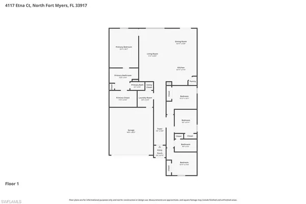 $355,000 | 4117 Etna Court, North Fort Myers, FL 33917