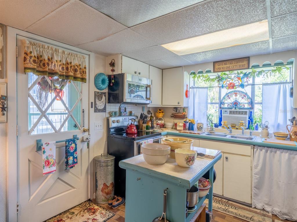 23560 Northeast 154th Place Road Salt Springs, FL 32134 - Photo 15 of 52 a kitchen with a sink a stove and a window