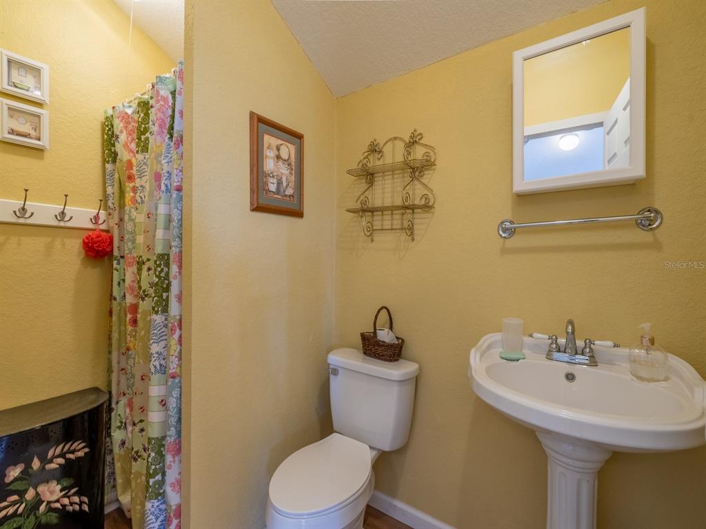 23560 Northeast 154th Place Road Salt Springs, FL 32134 - Photo 31 of 52 a bathroom with a sink mirror and toilet