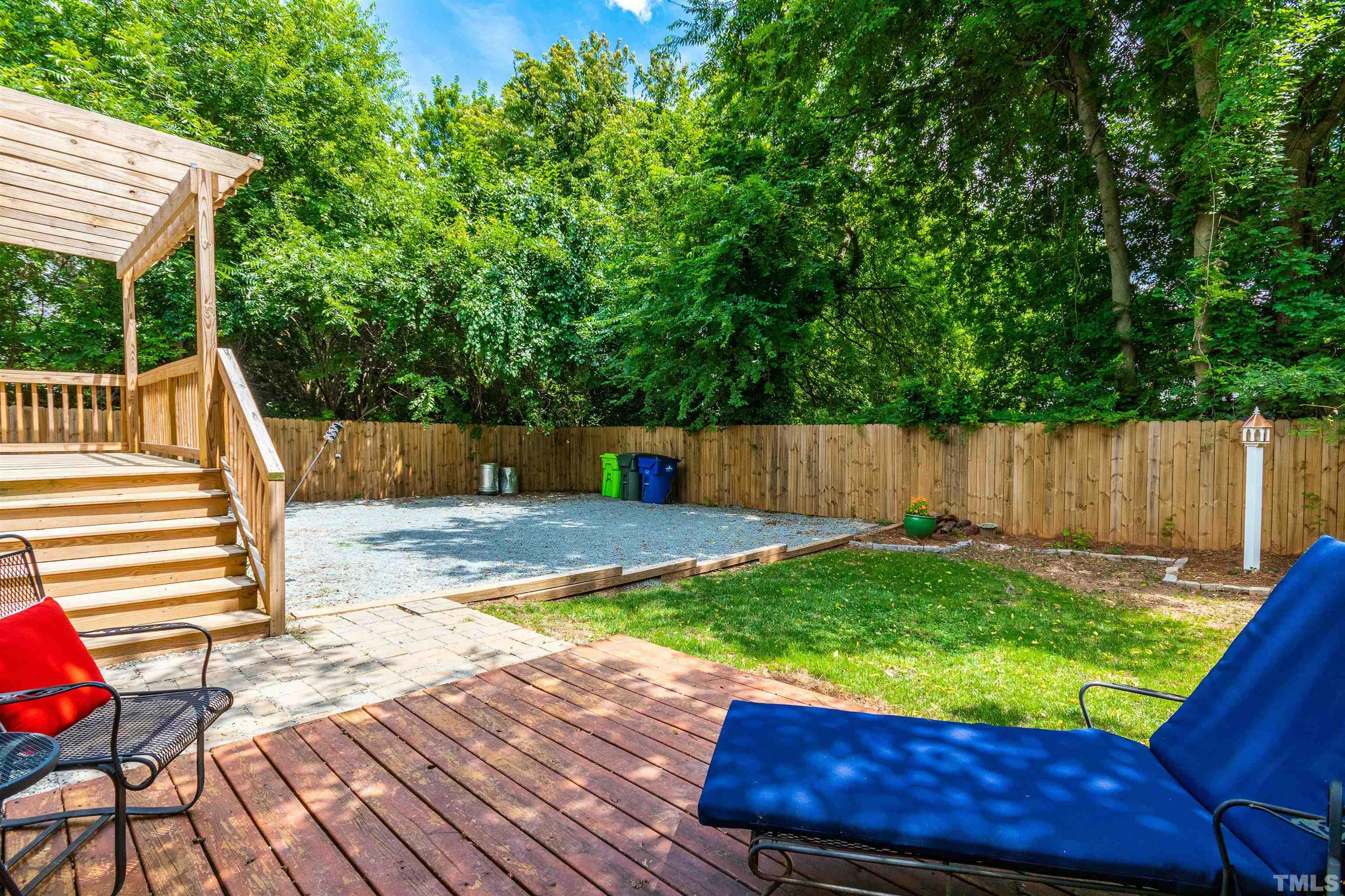 758 East Whitaker Mill Road Raleigh, NC 27608 - Photo 43 of 43 a view of a backyard with wooden floor