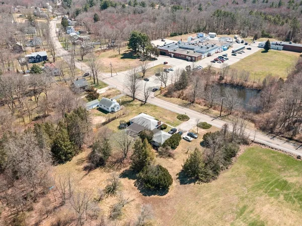 a view of a dry yard