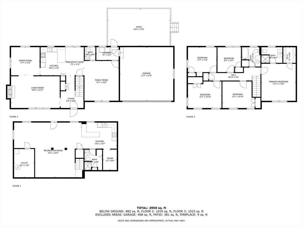 15 Massasoit Circle Walpole, MA 02032 - Photo 34 of 34 a picture of a floor plan