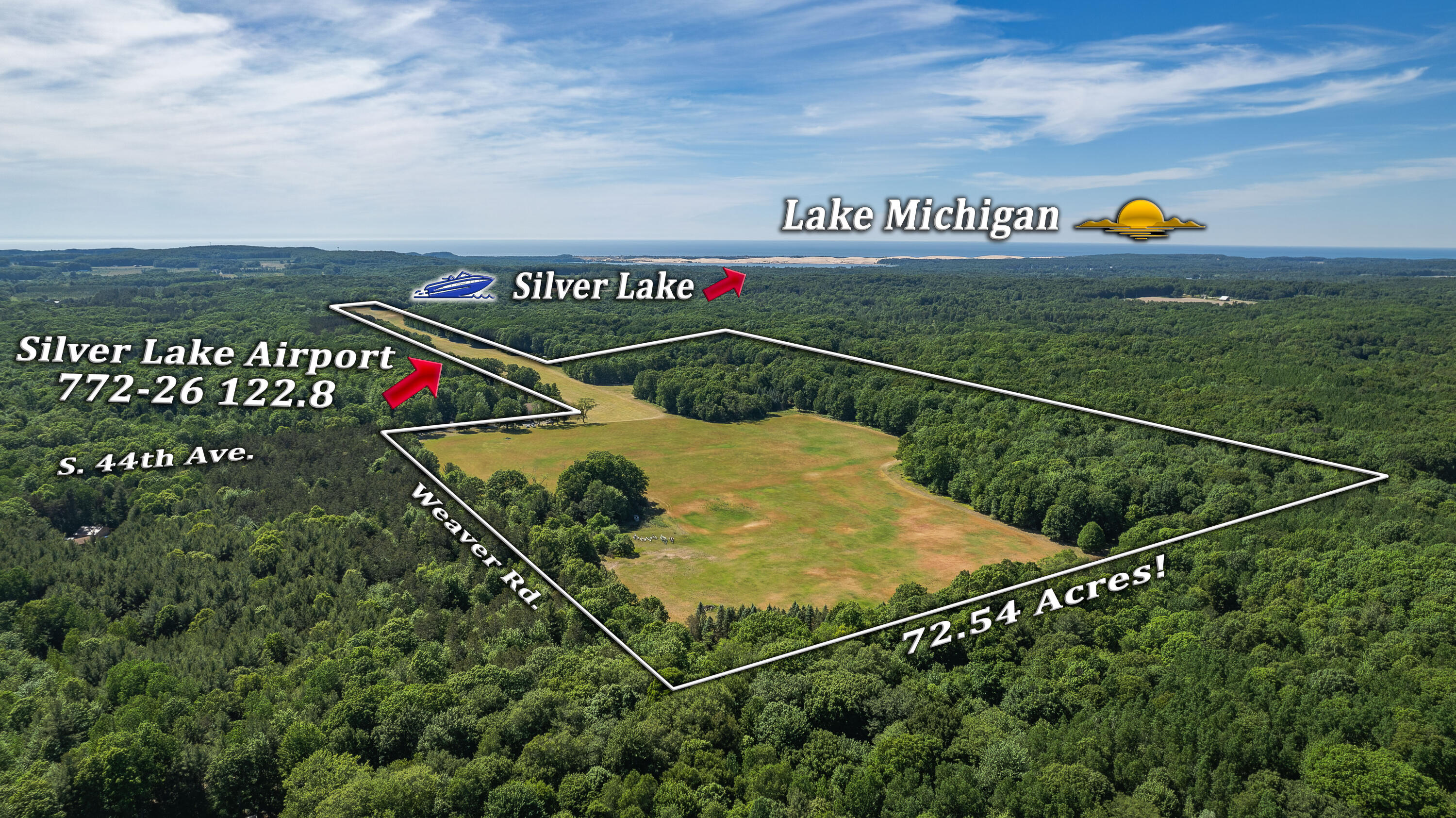 6708 West Weaver Road Shelby, MI 49455 - Photo 1 of 28 72.54 Acres