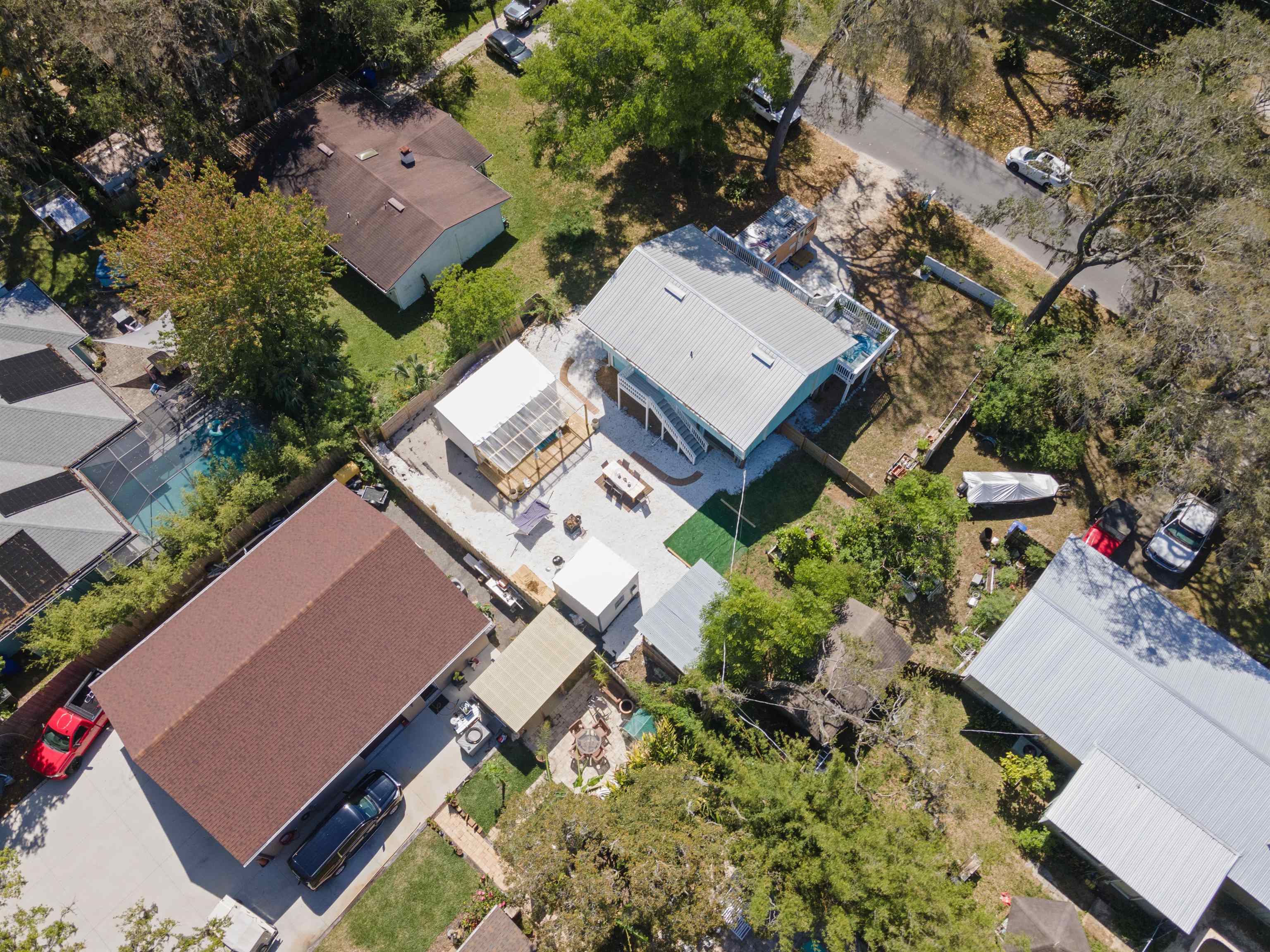 507 Gerona Road St. Augustine, FL 32086 - Photo 17 of 23 an aerial view of a house with a yard
