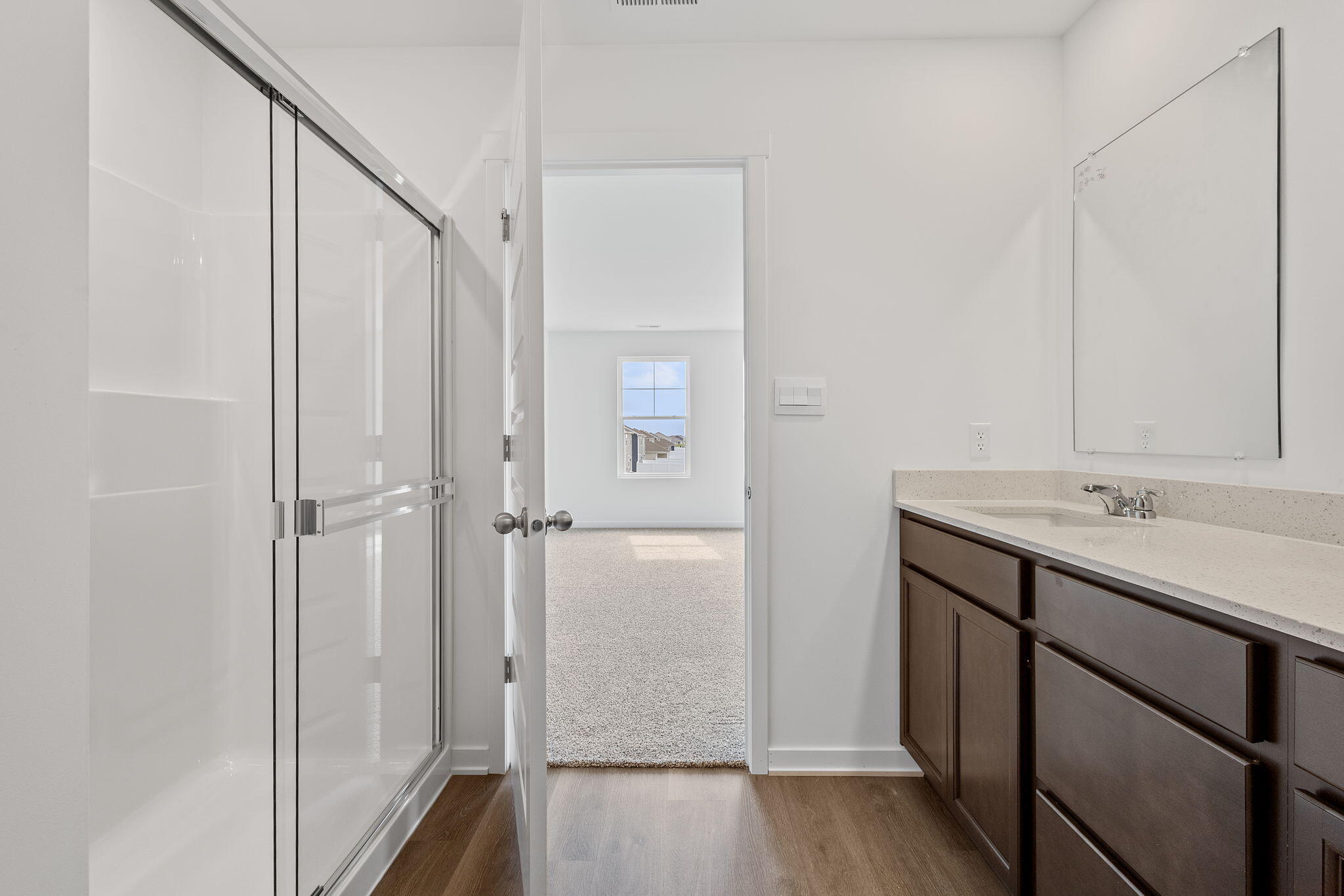 10588 Morse Place Crown Point, IN 46307 - Photo 16 of 28 a bathroom with a sink and mirror