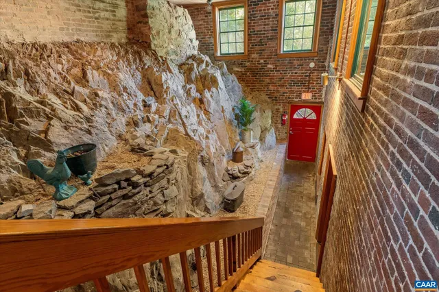 a outdoor space with furniture