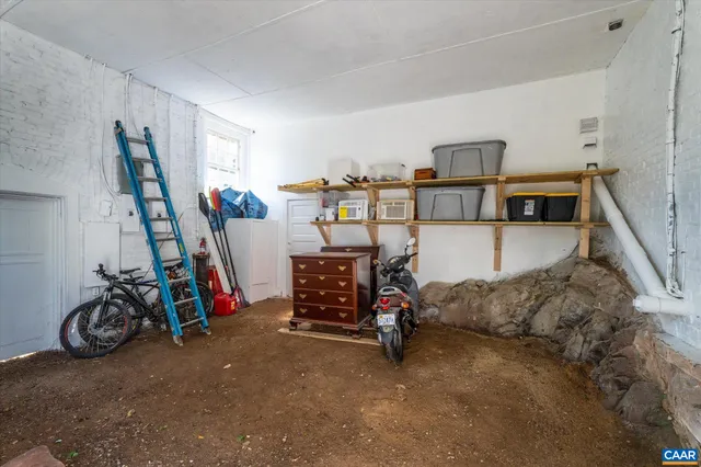 a view of a lake with houses