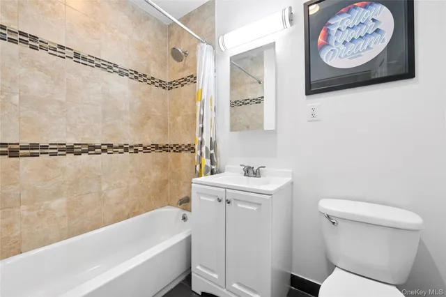 a bathroom with a toilet and a bathtub