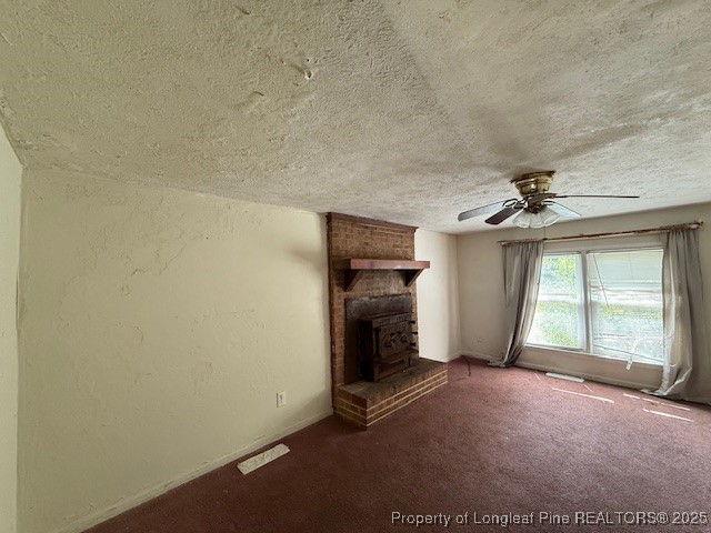 435 West Connecticut Avenue Southern Pines, NC 28387 - Photo 14 of 35 an empty room with windows and ceiling fan