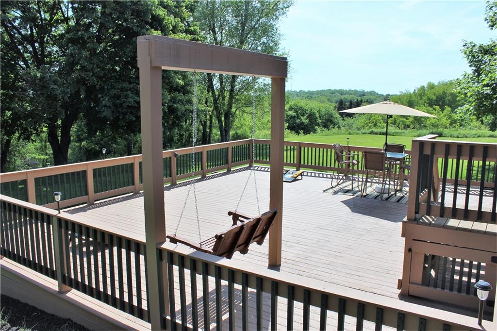 241 Fairview Road Midland, PA 15059 - Photo 19 of 25 Large Deck with Area for Cornhole to be played and Swing Area
