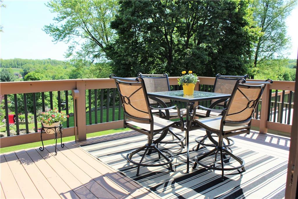 241 Fairview Road Midland, PA 15059 - Photo 22 of 25 Deck off First Floor Great Room with Amazing Views