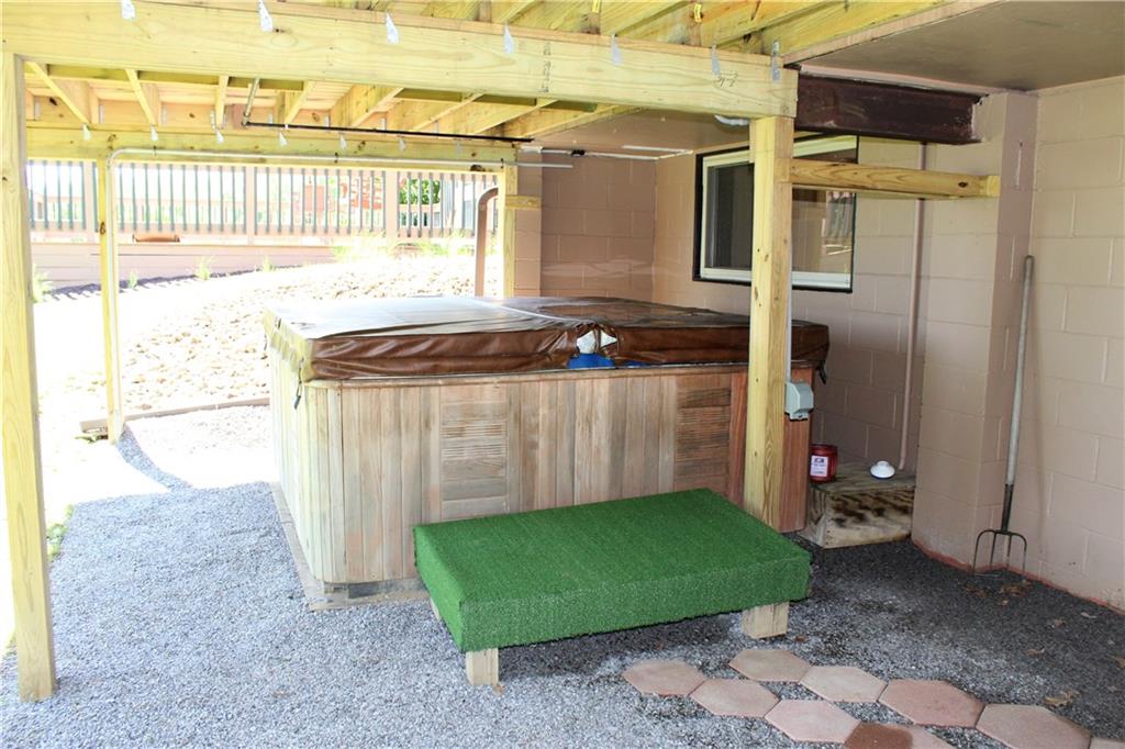 241 Fairview Road Midland, PA 15059 - Photo 23 of 25 Walk Out Basement Leads to Hot Tub Area