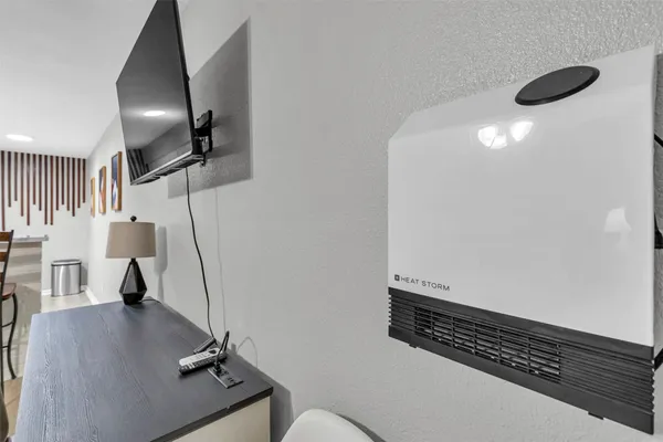 a view of entryway and hall with a window