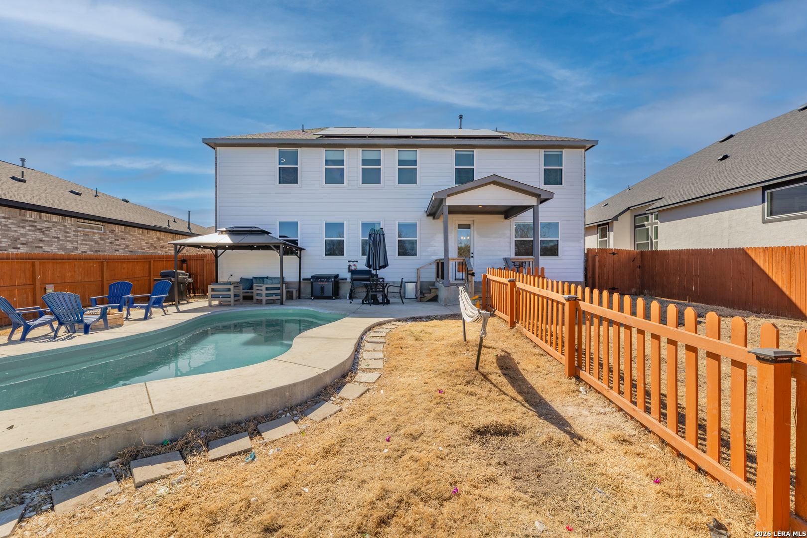 229 Jereth Crossing Castroville, TX 78009 - Photo 40 of 41 a view of a house with a yard
