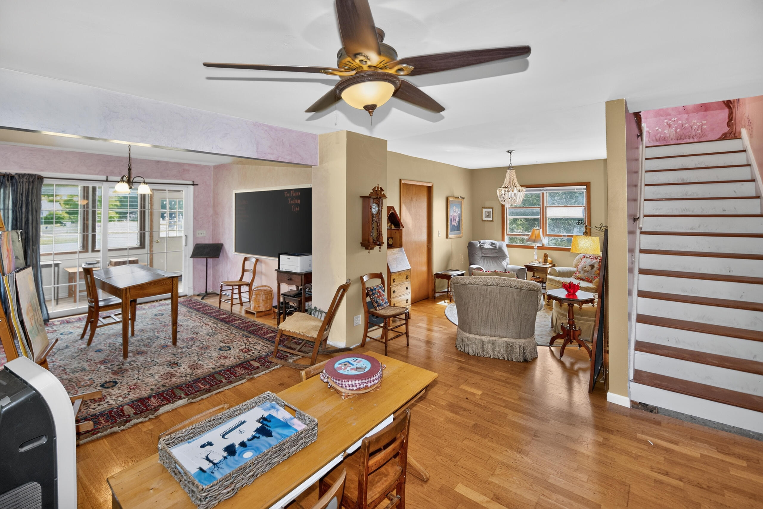 W4815 Bluff Road Troy, WI 53120 - Photo 7 of 44 Living Room/Dining Room