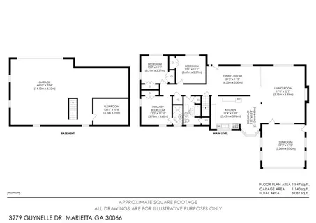 $400,000 | 3279 Guynelle Drive Northeast, Marietta, GA 30066